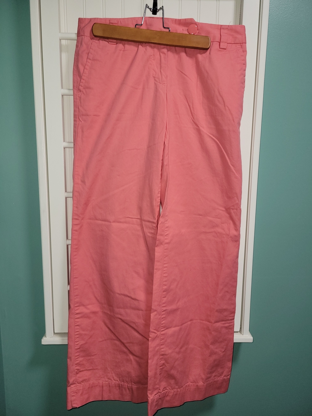 J. Crew Weathered Broken-In Classix Twill Chino Coral Pants Size 4R